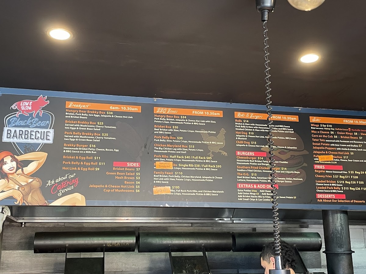 Menu Blackbear Bbq Blacktown-8